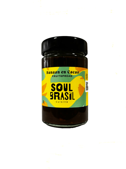 Bananen Fruitspread met Cacao - 200g